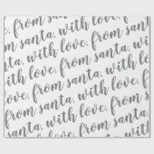 met liefde voor santa cadeaupapier (Vlak)
