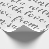 met liefde voor santa cadeaupapier (Hoek)