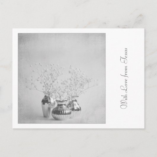 Met liefde voor Texas Briefkaart - Floral Symmetry (Voorkant)