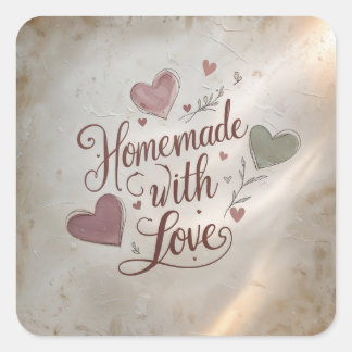 Met Liefde Zelfgemaakt Sticker
