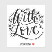 Met liefdessticker sticker (Vel)