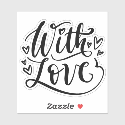 Met liefdessticker sticker (Vel)