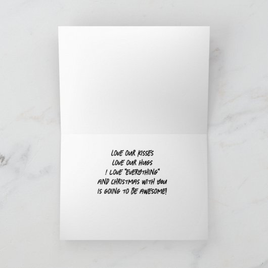 MET **LIJFDE** VOOR JOU MET KERST KAART (Binnen)