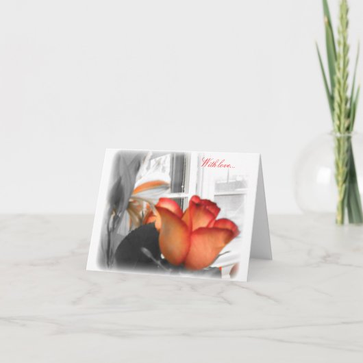 Met Love2 Notecard Feestdagen Kaart (Voorkant)