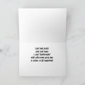 MET **LOVE** AAN U OP CHRISTMAS KAART (Binnen)