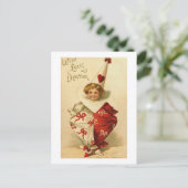 Met 'Love and Devotion Valentijn Clown' Feestdagenkaart (Staand voorkant)