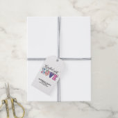 Met Love Black Script ID193 Cadeaulabel (Met Touw)