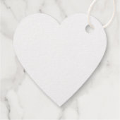 Met Love Folie Heart Bedankjes Labels (Achterkant)