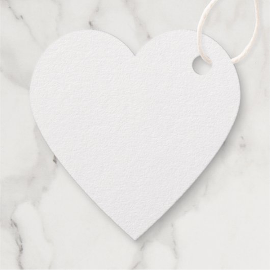 Met Love Folie Heart Bedankjes Labels (Achterkant)