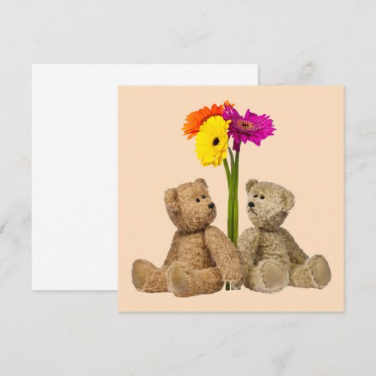 Met Love Greetings Card Bedankkaart (Voorkant / Achterkant)