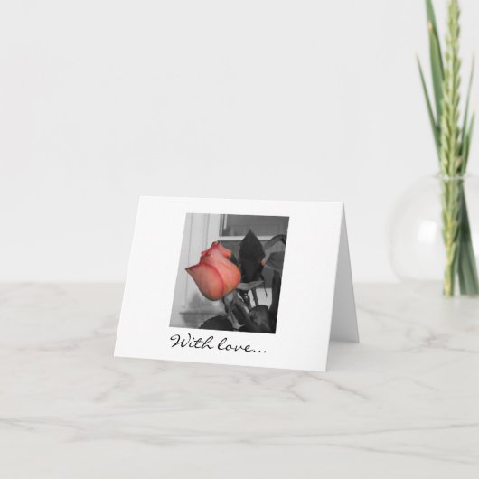 Met Love Notecard Feestdagen Kaart (Voorkant)