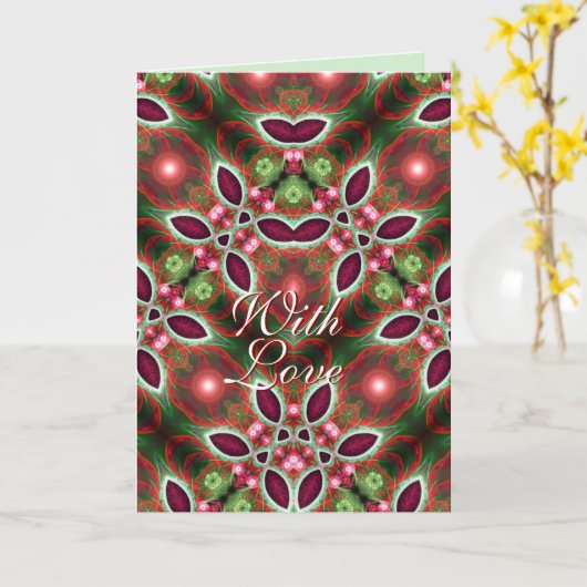 Met Love Wenskaart Kaart (Gele Bloem)