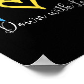  met 'Love World Down'-syndroom Poster (Hoek)