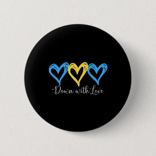  met 'Love World Down'-syndroom Ronde Button 5,7 Cm
