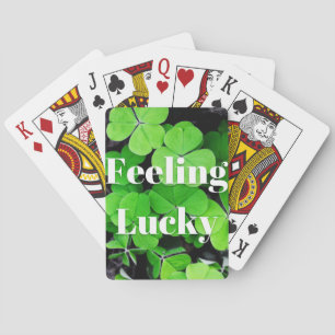 Met Lucky-speelkaarten Pokerkaarten