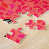 Met luidop bedekte wijnbouw legpuzzel (Zijkant)