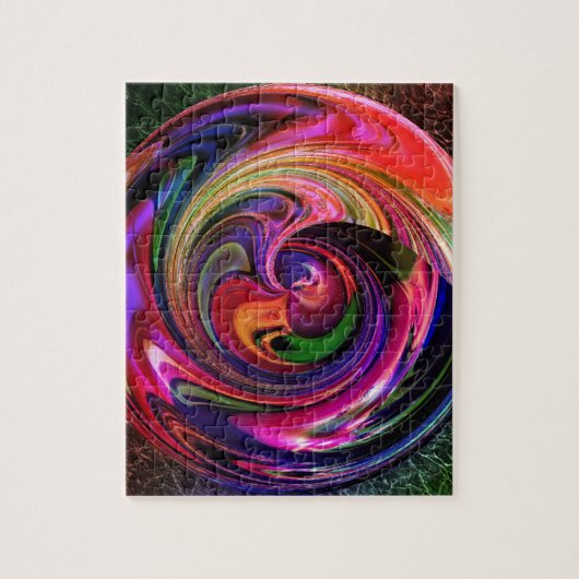 met marmer legpuzzel (Verticaal)