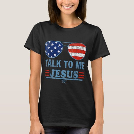 met me praten jesus t-shirt (Voorkant)