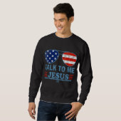 met me praten jesus trui (Voorkant volledig)