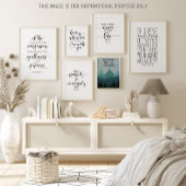 Met mededogen, Colossians 3:12 Poster