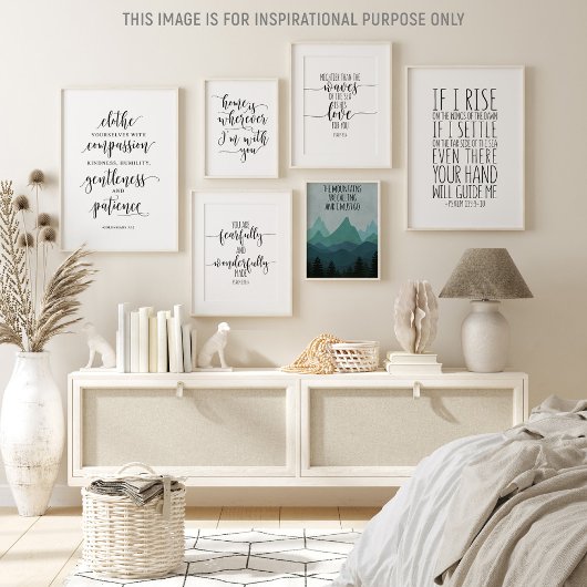 Met mededogen, Colossians 3:12 Poster