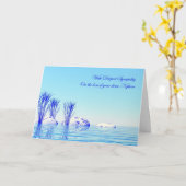 Met medeleven over het verlies van een neef kaart (Gele Bloem)