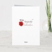 Met Medeleven: Verlies van een Schnauzer Kaart (Achterkant)