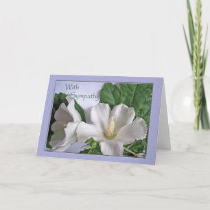 Met Medeleven Witte Hibiscus Rose of Sharon Kaart