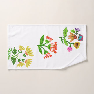 met meerdere bloemen handdoek
