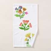 met meerdere bloemen handdoek (Handdoek)