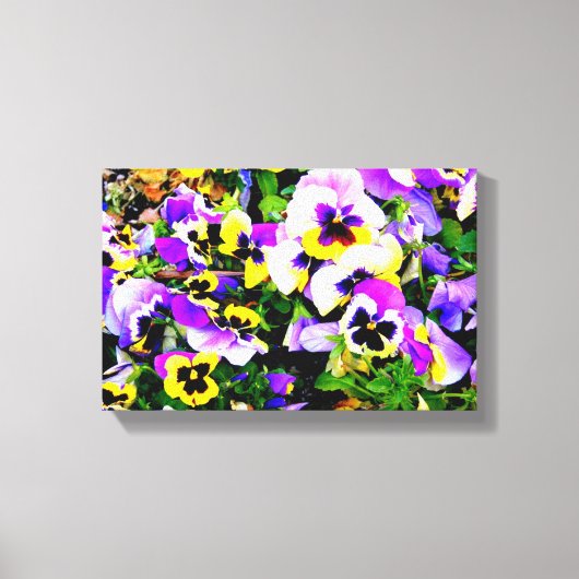 met meerdere kleuren bekleed doek canvas afdruk (Voorkant)