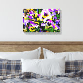 met meerdere kleuren bekleed doek canvas afdruk (Insitu (Slaapkamer))