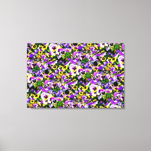 met meerdere kleuren bekleed doek canvas afdruk (Voorkant)