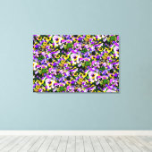 met meerdere kleuren bekleed doek canvas afdruk (Insitu (Houten vloer))