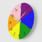  met meerdere kleuren grote klok (Hoek)