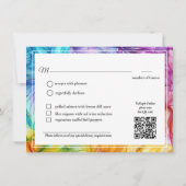 Met menu-eisen Ethereal Bloom RSVP (Achterkant)