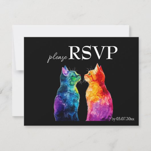 Met menu  Purrfectly Yours: A Rainbow Love budget (Voorkant)
