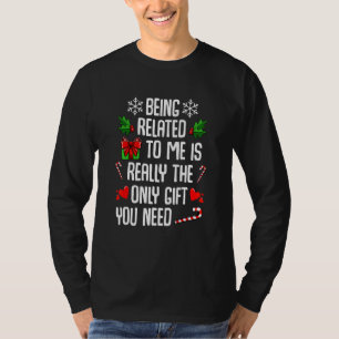 Met Mij Verwant Kerstfeest Familie Kerstmis T-shirt