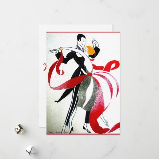 Met mij vieren we Valentijnsdag! Feestdagenkaart (Voorkant / Achterkant in situ)