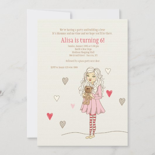 Met mijn beste uitnodiging voor vrienden (Voorkant)