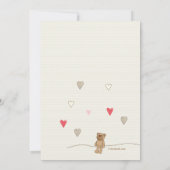 Met mijn beste uitnodiging voor vrienden (Achterkant)