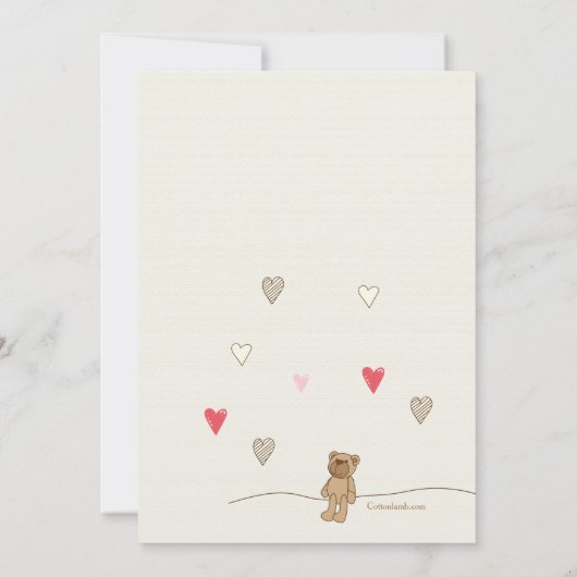 Met mijn beste uitnodiging voor vrienden (Achterkant)