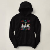 Met mijn eerste klas Snowmies leraar Chris Hoodie (Design voorkant)