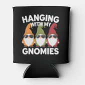 Met mijn gnomen, Funny Garden Gnome Blikjeskoeler (Voorkant)