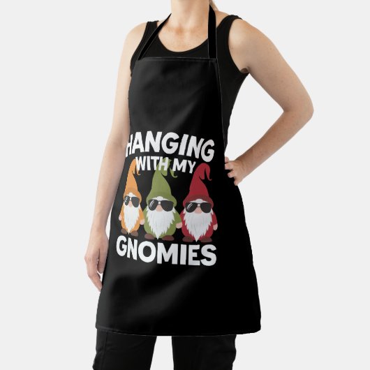 Met mijn gnomen, Funny Garden Gnome Schort (Insitu)