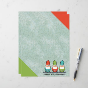 Met mijn Gnomen Homies Cute Briefpapier