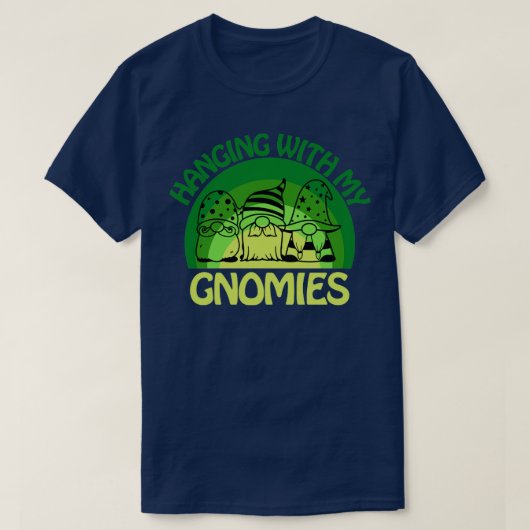 met mijn gnomen t-shirt (Design voorkant)