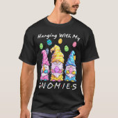Met mijn Gnomies Bunny Egg Hunting Gnome Ha T-shirt (Voorkant)