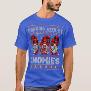 Met mijn Gnomies Funny Gnome Kerstmis. T-shirt