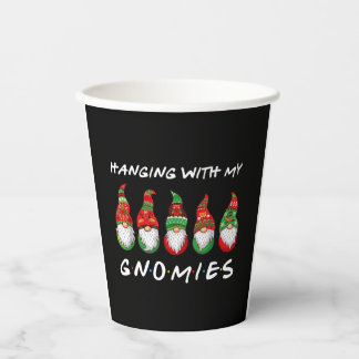 Met mijn Gnomies Gnome Friend Kerstmis Papieren Bekers